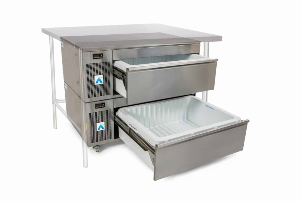 UNDER COUNTER – FRIDGE ONLY – TWO DRAWER – SIDE ENGINE – HCS2 SERIES