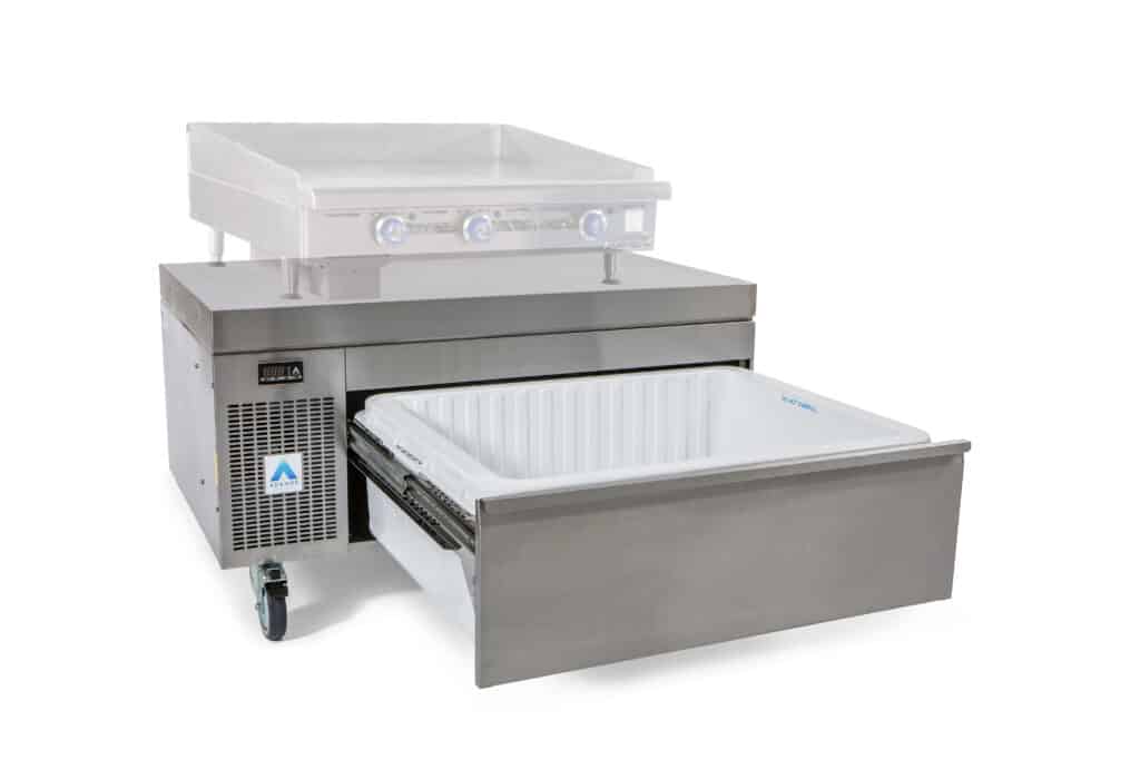 Professionele koellade chef base voor hete kooklijn – VCS1